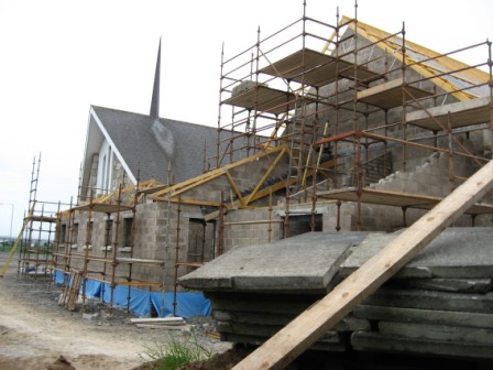 Building work commenced on our new church hall complex on Monday 13th April 2008. If all goes to plan the project should be completed by the end of the year.
